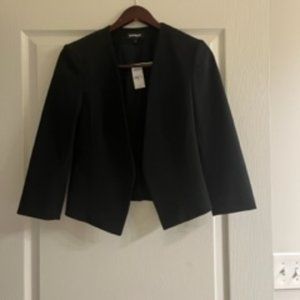 Express Cropped Black Blazer